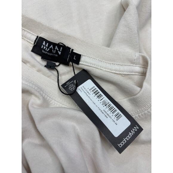 Boohoo Man Oversized Boxy Homme Landscape Print Wash T-shirt Size Large - Picture 5 of 6